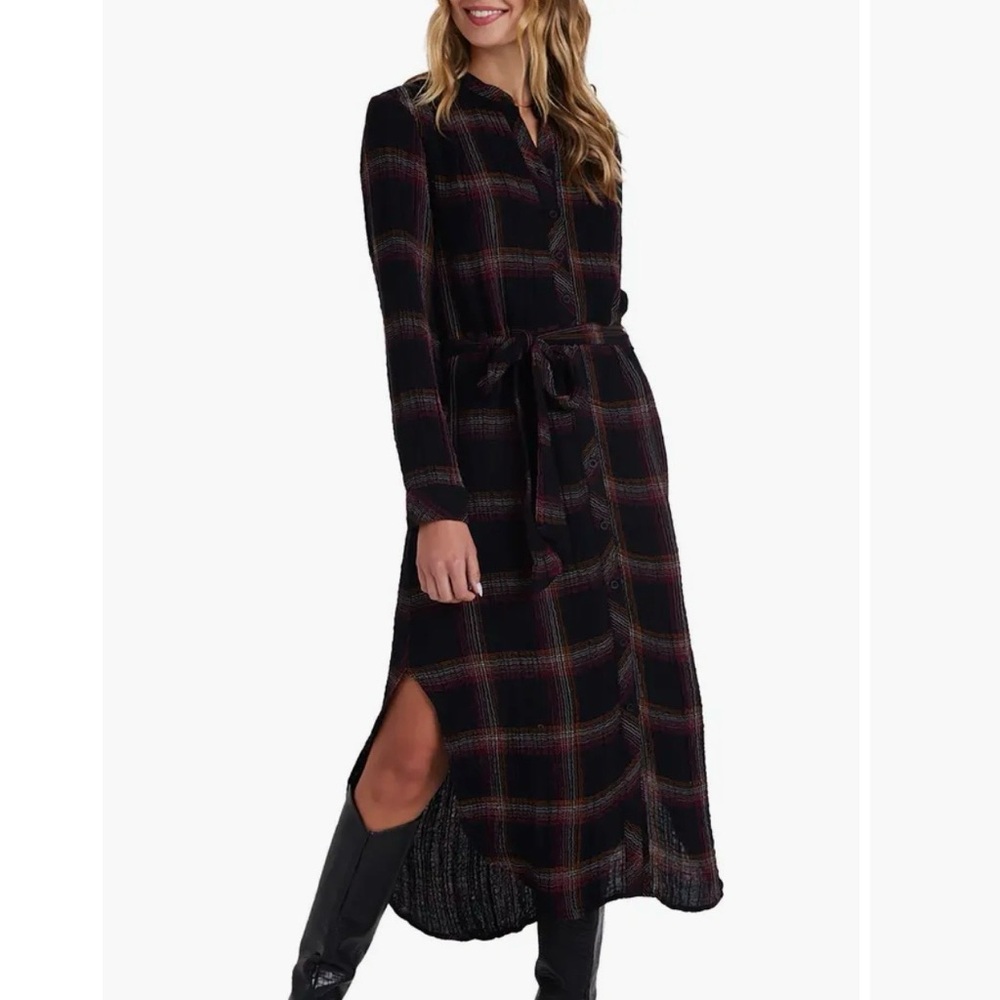 Bella Dahl Plaid Shirtdress
